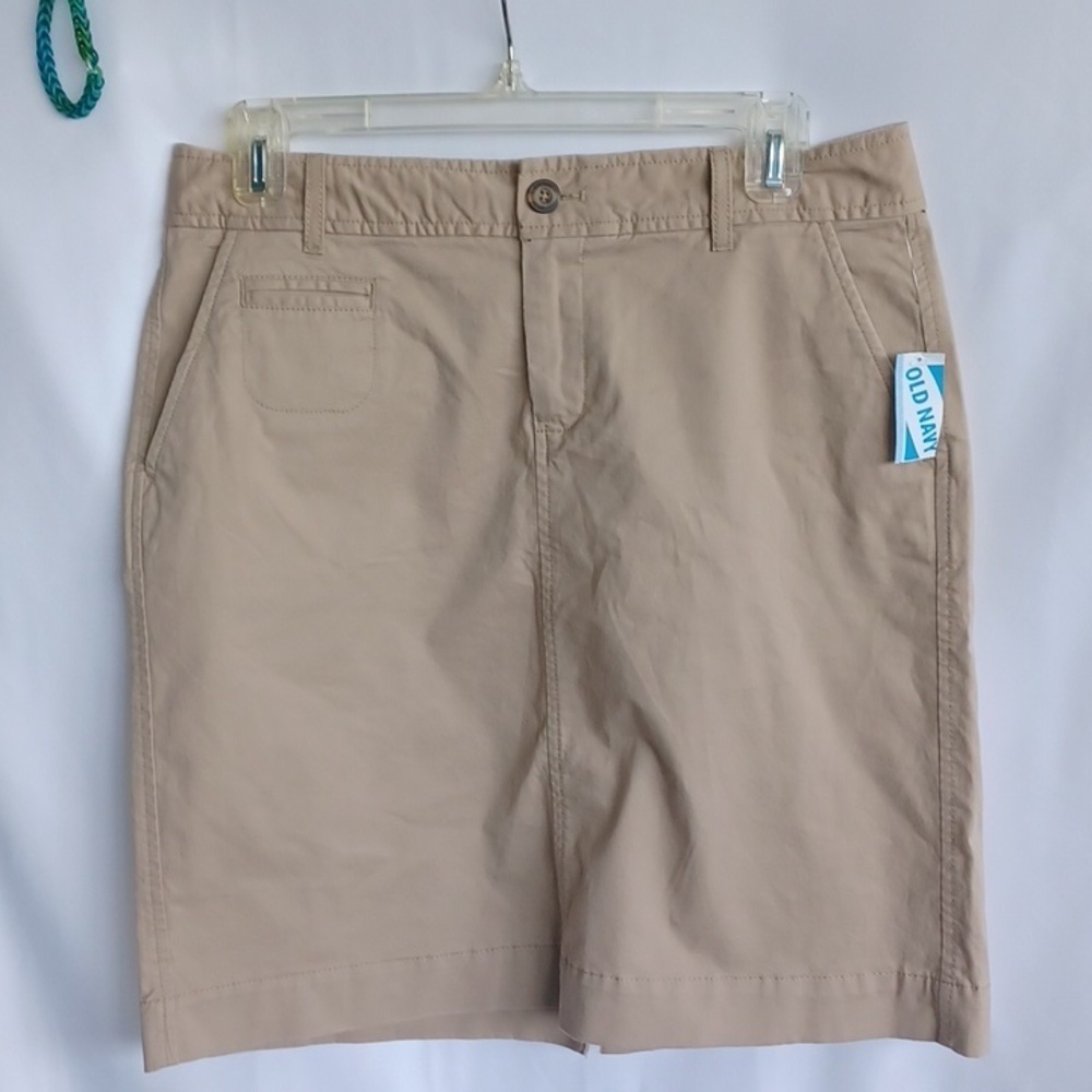 Old Navy khaki pencil skirt size 8